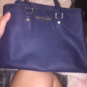 Navy Michael Kors Purse